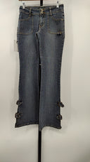 Angels Womens Flare Jeans Blue Pants 7