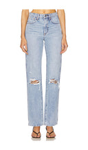 Grlfrnd Women Sara Super High Rise Slim Straight Jeans Blue 24