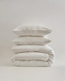 Quince European Linen Duvet Cover White Bedding Queen
