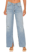 Grlfrnd Women Liya Low Rise Boyfriend Jeans Blue 28