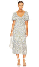 Minkpink Women Juniper Midi Dress Basic Sleeved Blue M