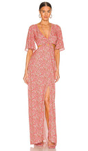 Afrm Women Savvy Midi Dress Basic Sleeved Red XS