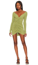 Camila Coelho Women Ciara Sweater Dress Basic Sleeved Green M