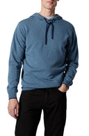 Rodd & Gunn Men Nelson Island Wool Blend Hoodie Sleeved Top Blue XXL