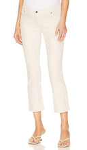 Hatch Women Straight Leg Maternity Jeans White 25