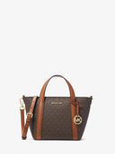 Michael Kors Women Pratt Small Signature Logo Tote Bag Brown OS
