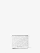 Michael Kors Men's Cooper Logo Billfold Wallet With Passcase White