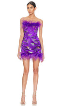 Sau Lee Women Jayde Dress Basic Sleeved Purple 0