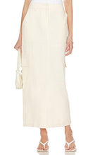By.Dyln Women Laikon Cargo Maxi Skirt Basic White M