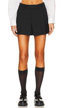 Helmut Lang Women Pleated Skort Shorts Black 4
