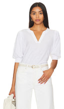 Nation Ltd Women Lou Peasant Top Sleeved White M