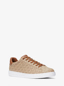 Michael Kors Men's Jacob Logo Sneaker Ecru Shoes 9