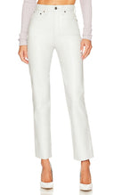 AGOLDE Women's Recycled Leather 90's Pinch Waist Pant in Wisp Pants 29