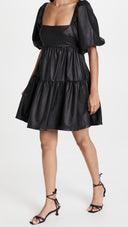 Amanda Uprichard Women Maisie Dress Basic Sleeved Black S