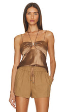 Cami Nyc Women Cambry Sleeved Top Brown L