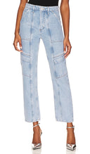Agolde Women Cooper Cargo Jeans Blue 26