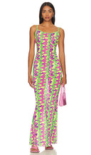 Gonza Women Strappy Maxi Dress Basic Sleeved Green XS