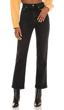 Agolde Women Pinch Waist High Rise Kick Flare Jeans Black 27