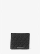 Michael Kors Men's Hudson Signature Logo Billfold Wallet Wallet BLACK NS