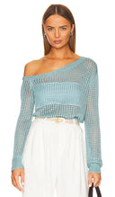 Lpa Women Leo Sweater Sleeved Top Blue XXS