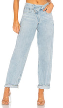 Agolde Women Criss Cross Upsized Jeans Blue 25