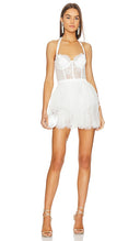 For Love & Lemons Women X Revolve Mini Bustier Dress Basic Sleeved White S