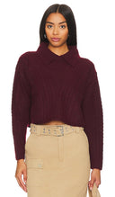 525 Women Alicia Sweater Sleeved Top Red XS