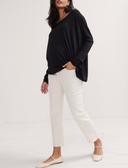 Hatch Women The Straight Leg Maternity Jeans White 25