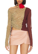 Bec + Bridge Women Marcella Long Sleeve Top Sleeved Purple 6