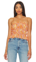 Camila Coelho Women Mura Top Sleeved Orange M