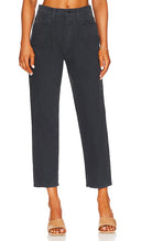 Mother Women High Waisted Inverted Rider Ankle Jeans Black 27