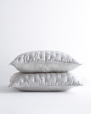 Quince Home Bamboo Dream Quilted Sham Set Light Grey Bedding King