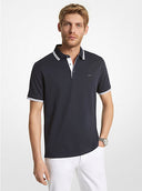 Michael Kors Men Greenwich Cotton Polo Shirt Blue S