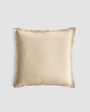 Quince Home European Linen Euro Sham Bedding Oat