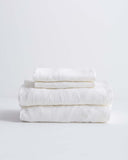 Quince Home European Linen Sheet Set White Bedding King