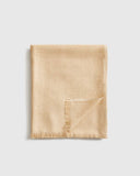 Quince Home Lightweight European Linen Throw Beige Bedding 50X60
