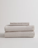 Quince Home European Linen Sheet Set Sand Bedding Cal King