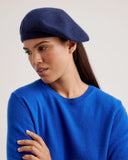 Quince Mongolian Cashmere Beret Navy Hats OS