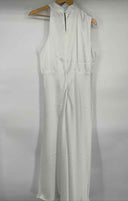 Lulus Women's Distinctive Charm White Satin Asymmetrical Midi Dress X-L