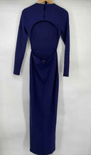 Lulus Women's Flawless Esteem Royal Blue Long Column Maxi Dress Small Revive