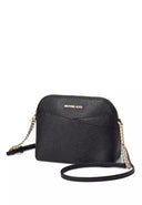 Michael Kors Women's Jet Set Travel Medium Dome Crossbody Bag Black