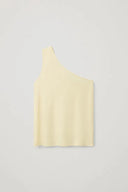 COS Women's One-Shoulder Top Yellow Sleeved L Revive