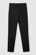 COS Women's Slim-Fit Zip Hem Trousers Black Pants 2