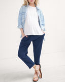 Hatch Women The Colby Pants Blue 3