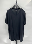 Quince Men's 100% Merino Wool All-Season V-Neck Base Layer Tee Black XL