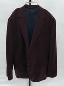 Bonobos Men's Italian Stretch Brushed Wool Suit Jacket Burgundy Red 46R