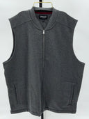 Bonobos TEXTURED FLEECE VEST Gray L