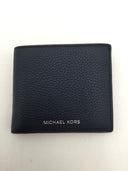Michael Kors Men's Harrison Saffiano Leather Billfold Wallet Navy Wallet NAVY One Size