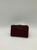 Michael Kors Women's Medium Signature Logo Wallet Burgundy OS
