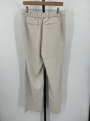 Quince Women's Stretch Crepe Pleated Wide Leg Pants - 30" Sand 10